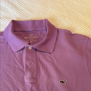 Vineyard Vines Purple Polo Shirt Classic Style